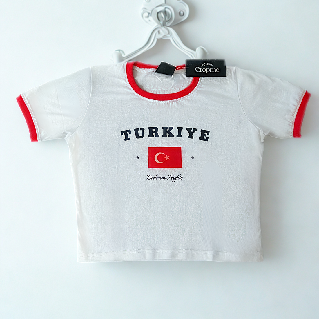 Türkei "Bodrum Nights" Bauchfreies Crop Top