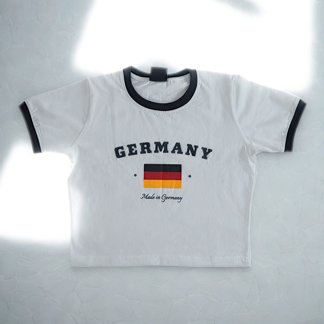 Deutschland "Made in Germany" Bauchfreies Crop-Top